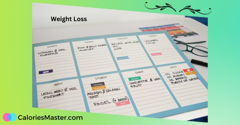 Diet Schedule for Weight Loss